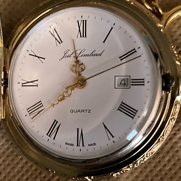 Vintage Joel Lambard quarts pocket watch - Picture 4 of 4